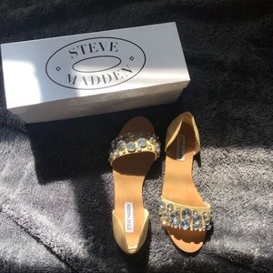 rhinestones flats sandal